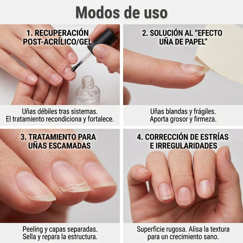 ¿Te quitaste las acrílicas y te quedaron las uñas delgadas, blandas y quebradizas?